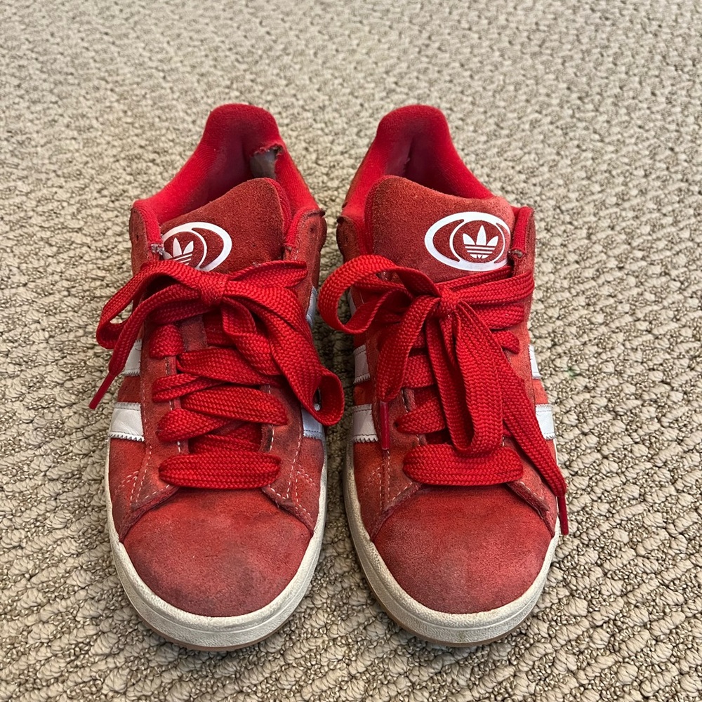 Adidas Crimson and White Sneakers